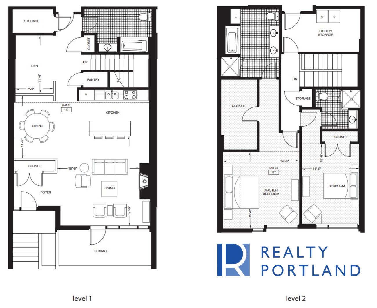 Townhome floor plan