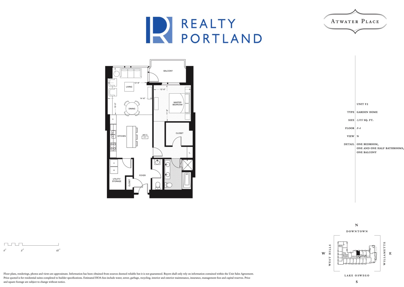 Unit F2 floor plan
