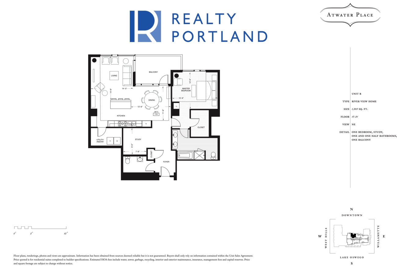 Unit R floor plan