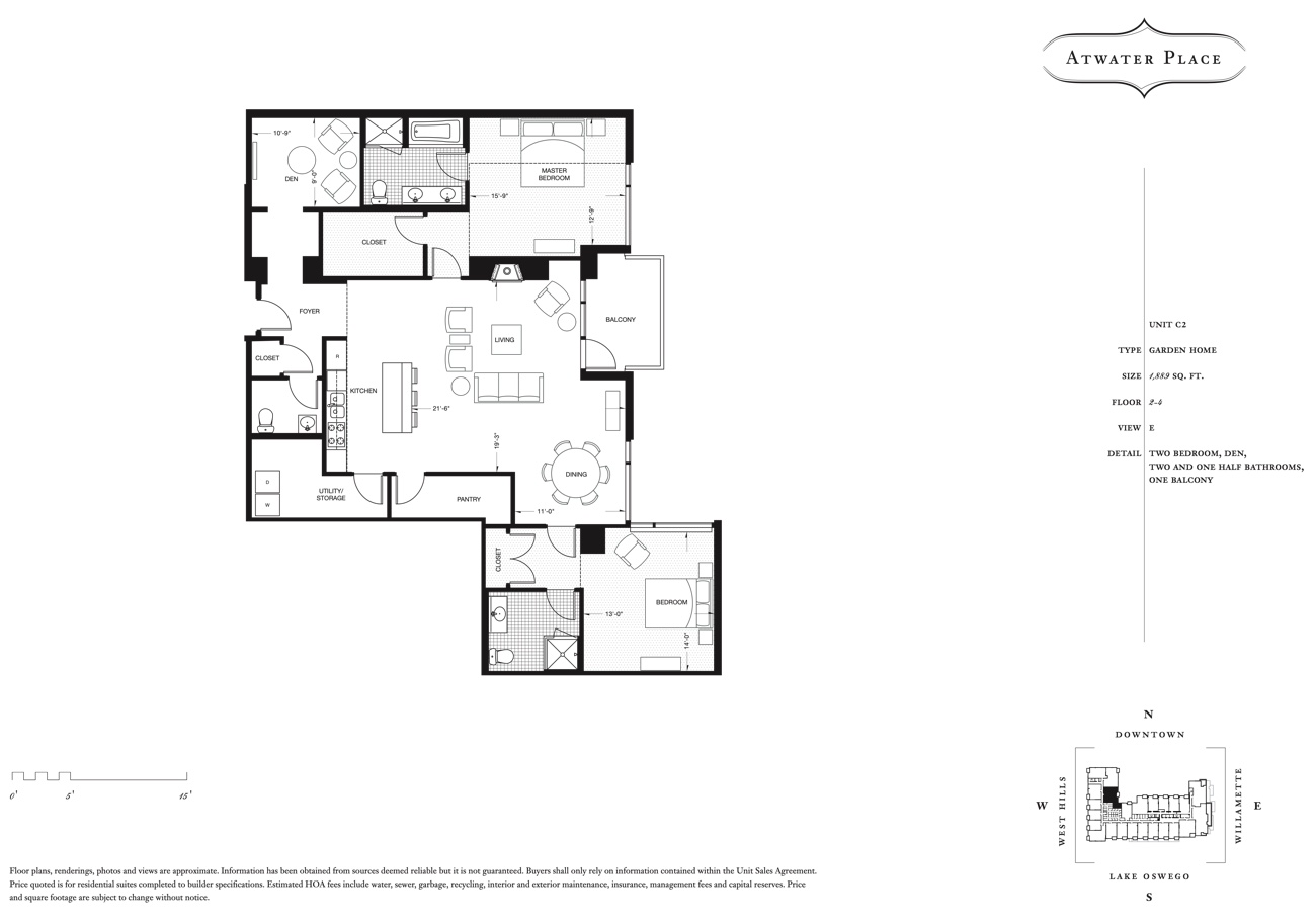 Unit C2 floor plan